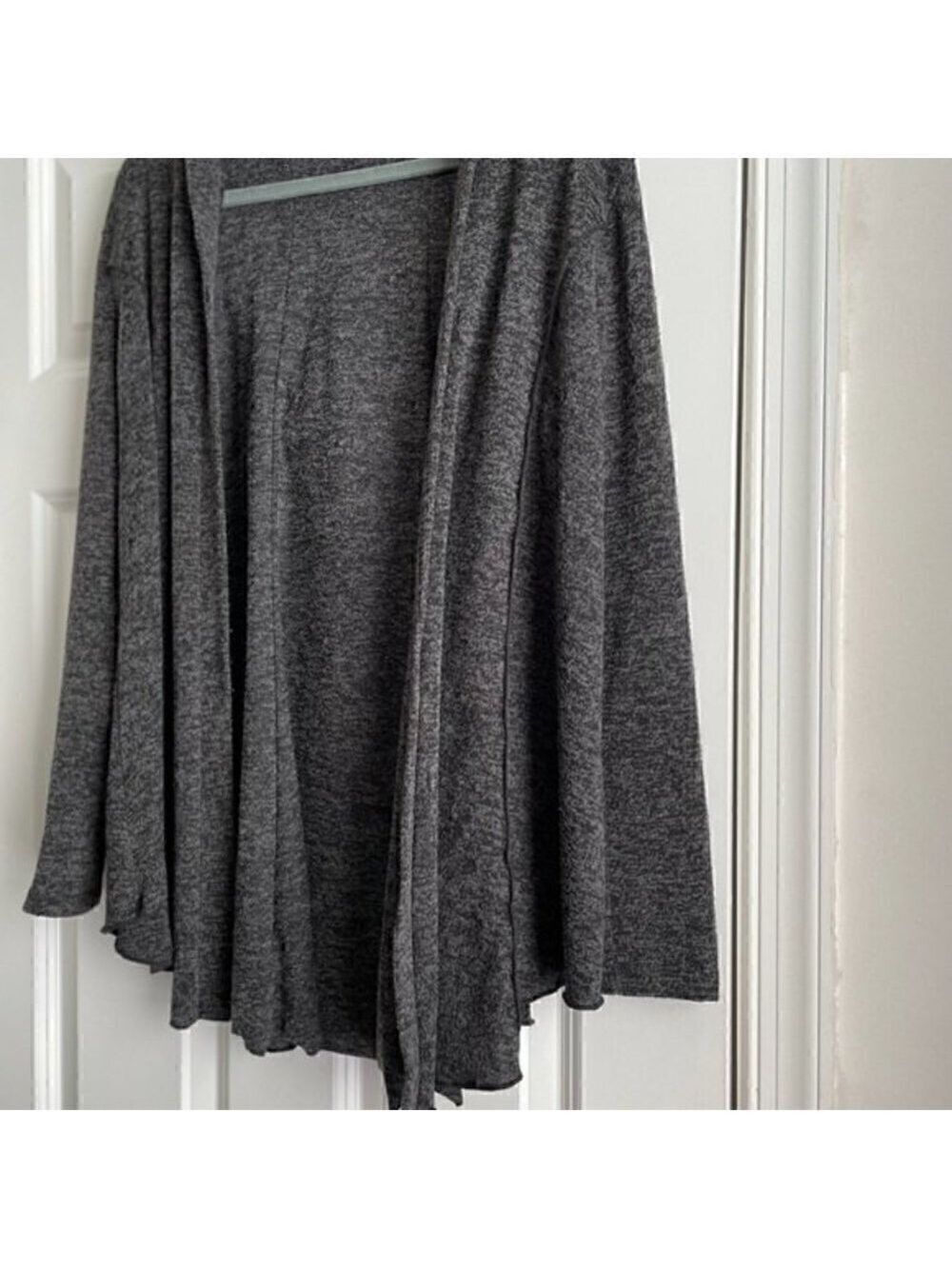Dainty Hooligan Gray Hooded Cardigan Sweater Small - Picture 6 of 7